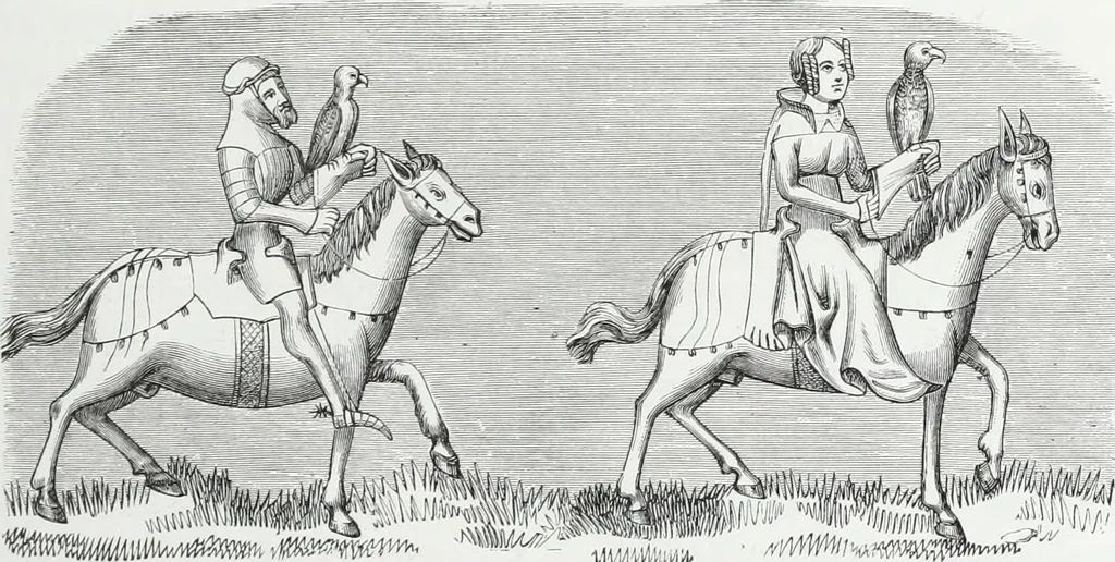 An illustration from Mœurs, usages et costumes au moyen âge : et à l'époque de la renaissance, 1874, leaf 246