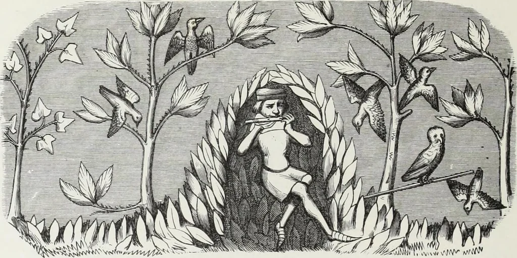 An illustration from Mœurs, usages et costumes au moyen âge : et à l'époque de la renaissance, 1874, leaf 255