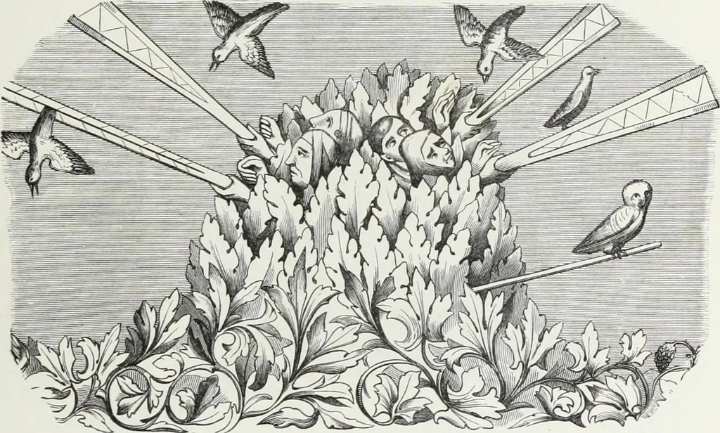 An illustration from Mœurs, usages et costumes au moyen âge : et à l'époque de la renaissance, 1874, leaf 256