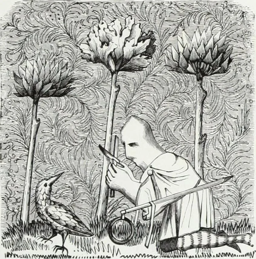 An illustration from Mœurs, usages et costumes au moyen âge : et à l'époque de la renaissance, 1874, leaf 258