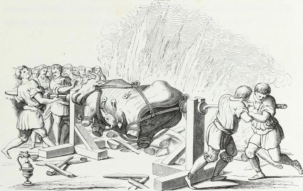 An illustration from Mœurs, usages et costumes au moyen âge : et à l'époque de la renaissance, 1874, leaf 266