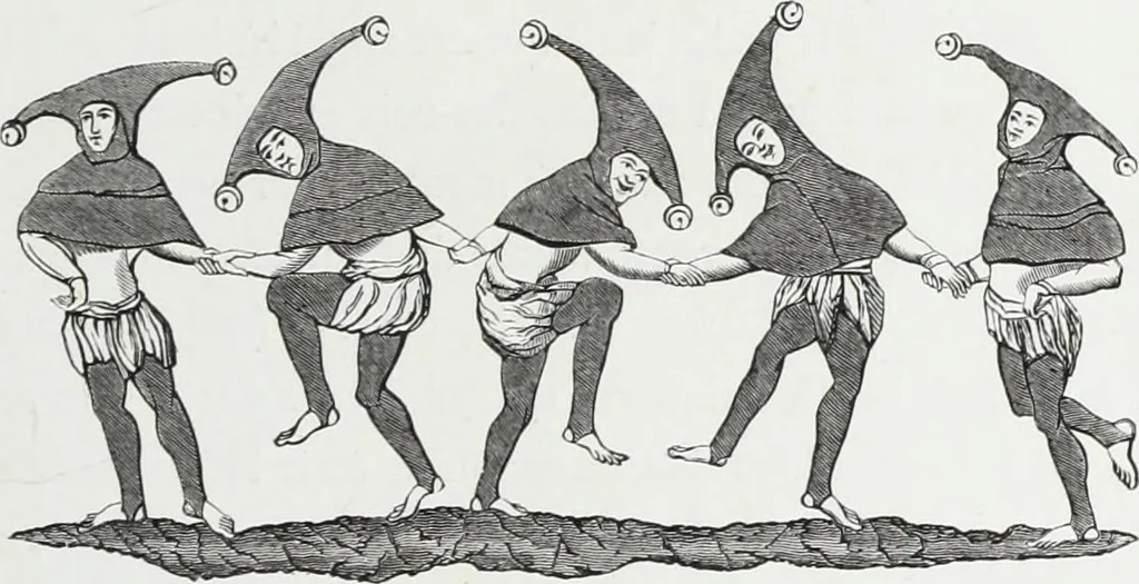An illustration from Mœurs, usages et costumes au moyen âge : et à l'époque de la renaissance, 1874, leaf 272