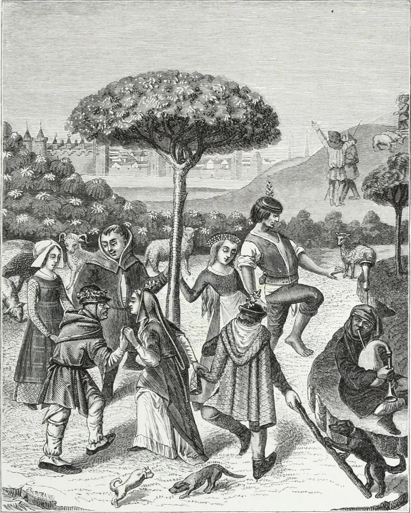 An illustration from Mœurs, usages et costumes au moyen âge : et à l'époque de la renaissance, 1874, leaf 290