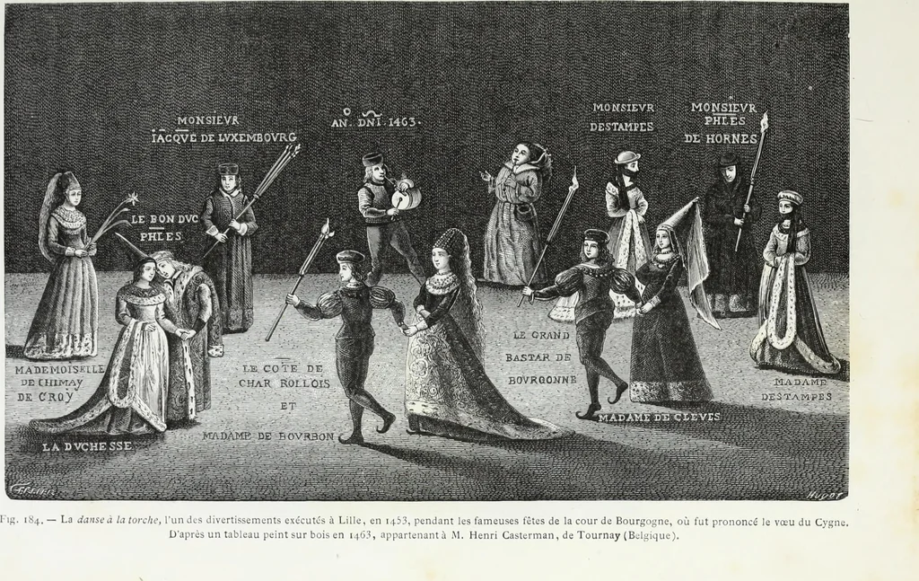 An illustration from Mœurs, usages et costumes au moyen âge : et à l'époque de la renaissance, 1874, leaf 294