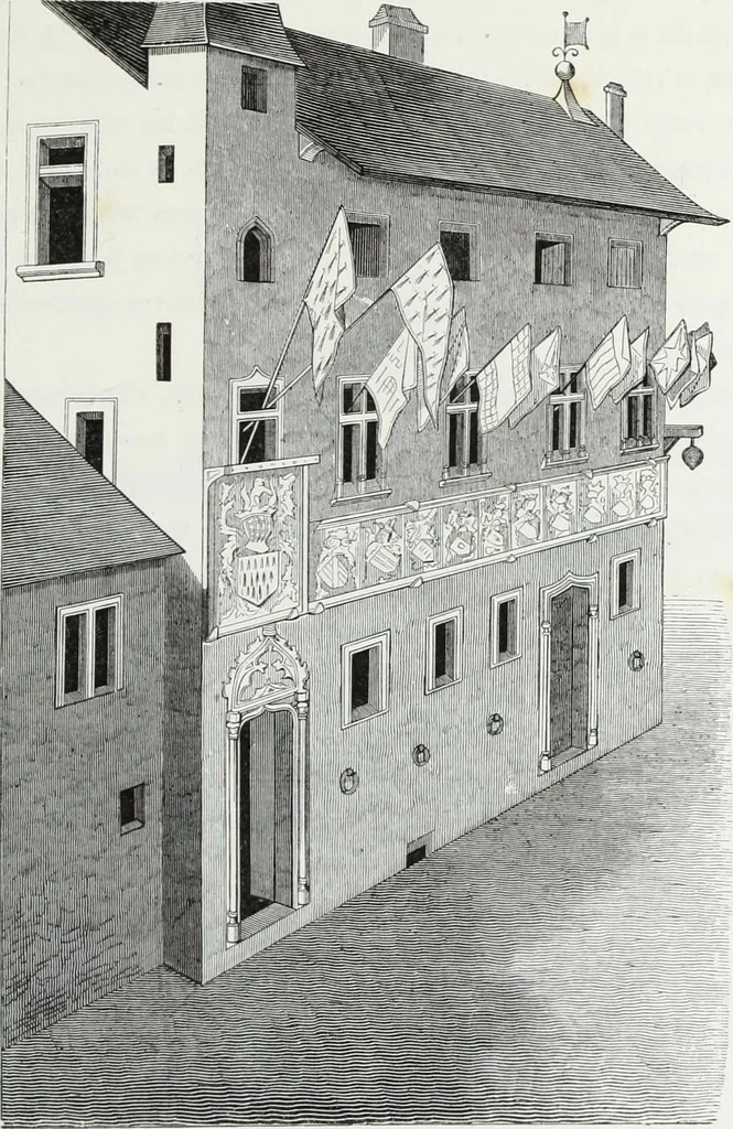 An illustration from Mœurs, usages et costumes au moyen âge : et à l'époque de la renaissance, 1874, leaf 30
