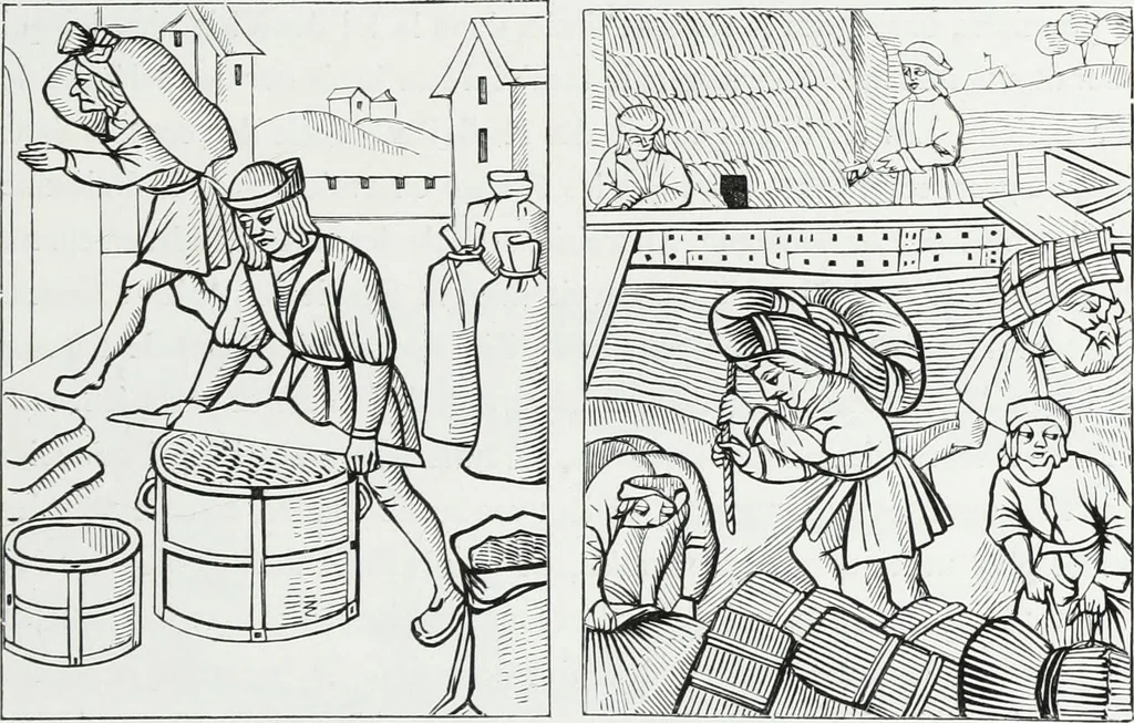 An illustration from Mœurs, usages et costumes au moyen âge : et à l'époque de la renaissance, 1874, leaf 316