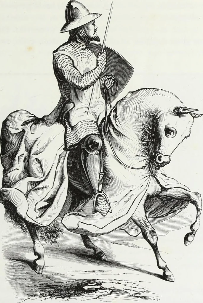 An illustration from Mœurs, usages et costumes au moyen âge : et à l'époque de la renaissance, 1874, leaf 32