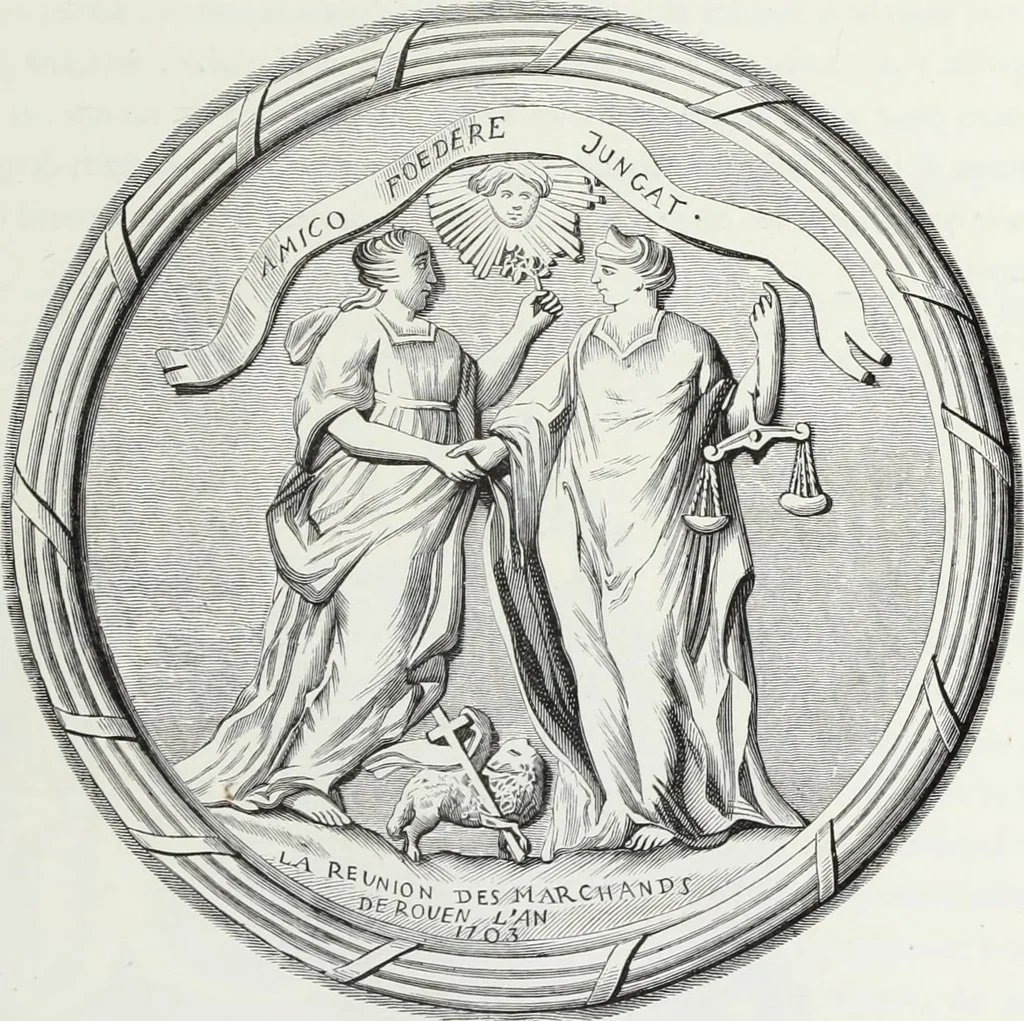 An illustration from Mœurs, usages et costumes au moyen âge : et à l'époque de la renaissance, 1874, leaf 324