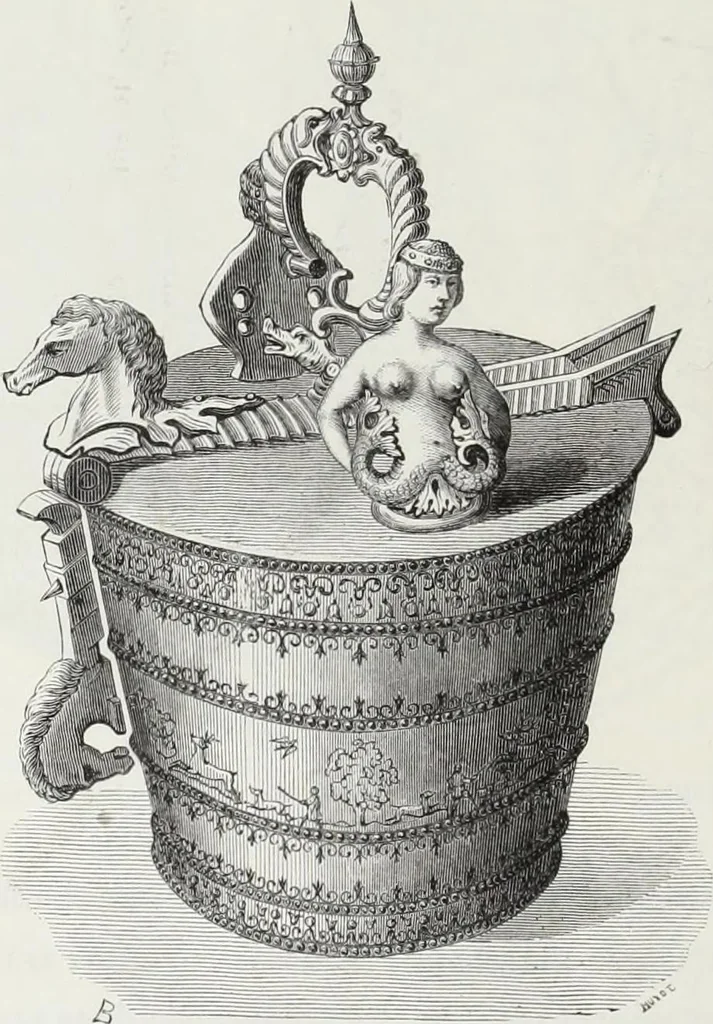 An illustration from Mœurs, usages et costumes au moyen âge : et à l'époque de la renaissance, 1874, leaf 325