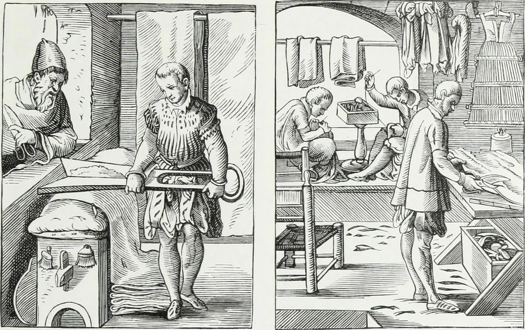 An illustration from Mœurs, usages et costumes au moyen âge : et à l'époque de la renaissance, 1874, leaf 334