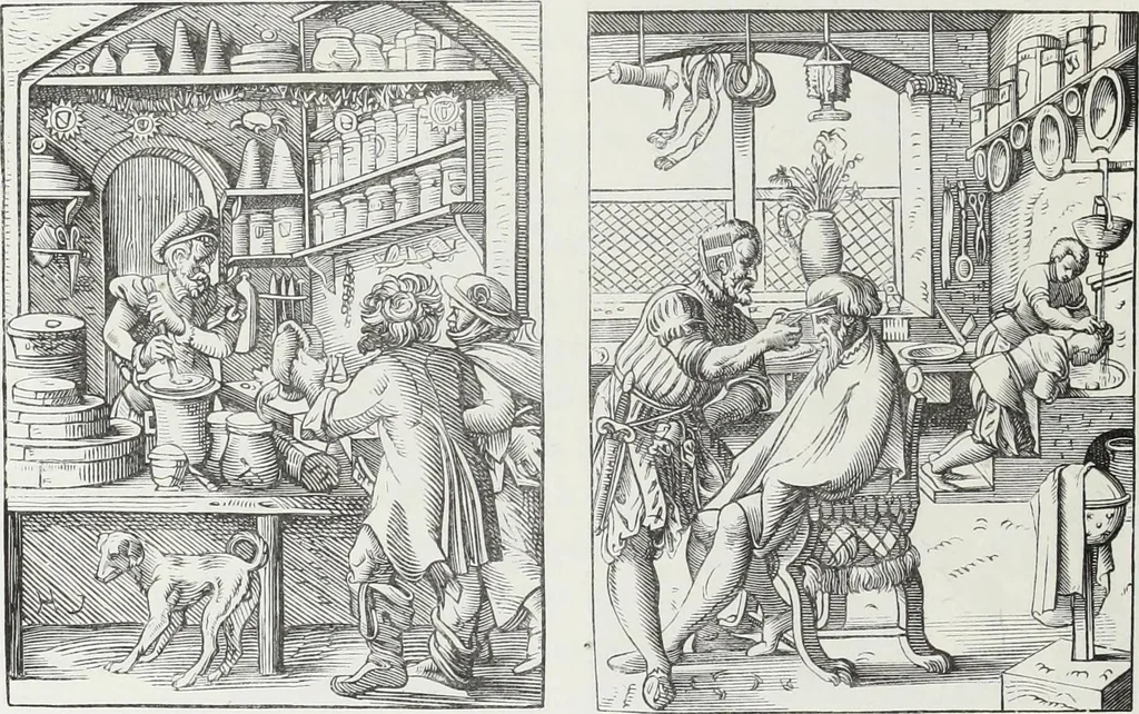An illustration from Mœurs, usages et costumes au moyen âge : et à l'époque de la renaissance, 1874, leaf 335