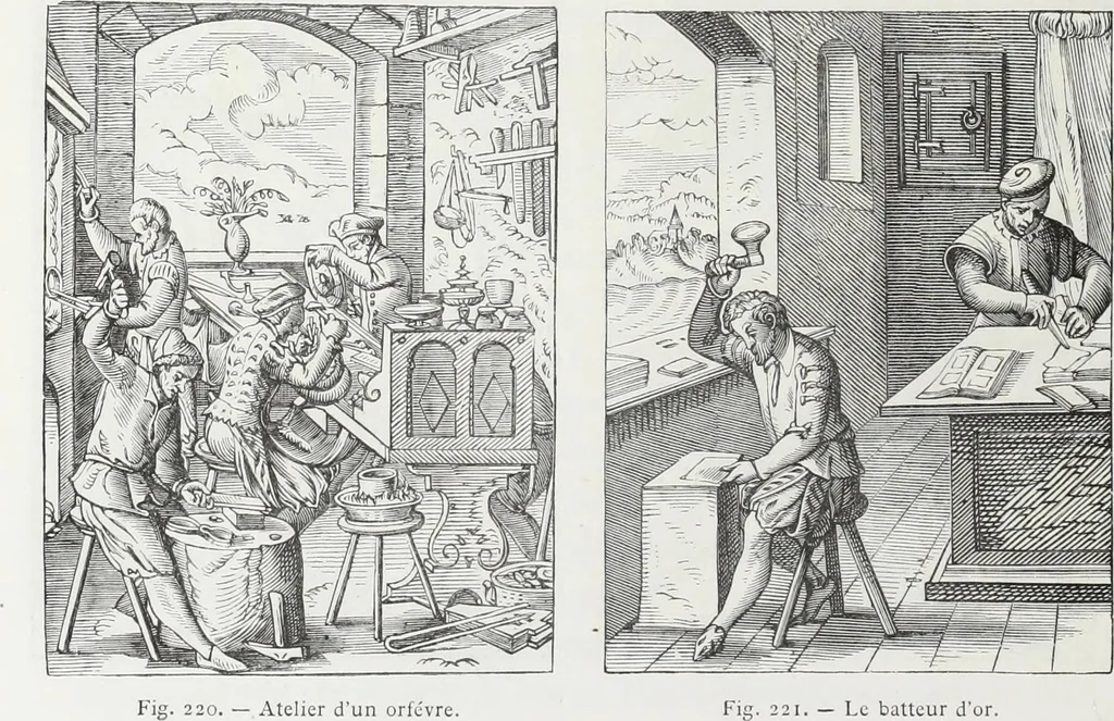 An illustration from Mœurs, usages et costumes au moyen âge : et à l'époque de la renaissance, 1874, leaf 335