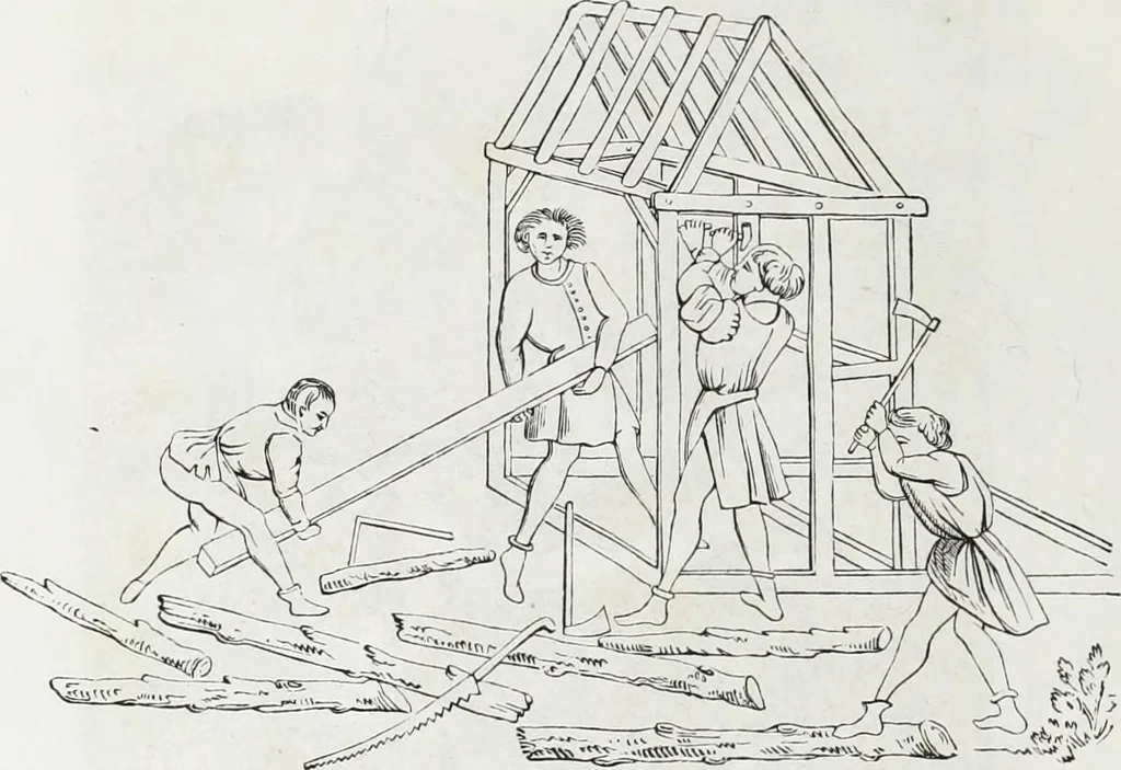 An illustration from Mœurs, usages et costumes au moyen âge : et à l'époque de la renaissance, 1874, leaf 357