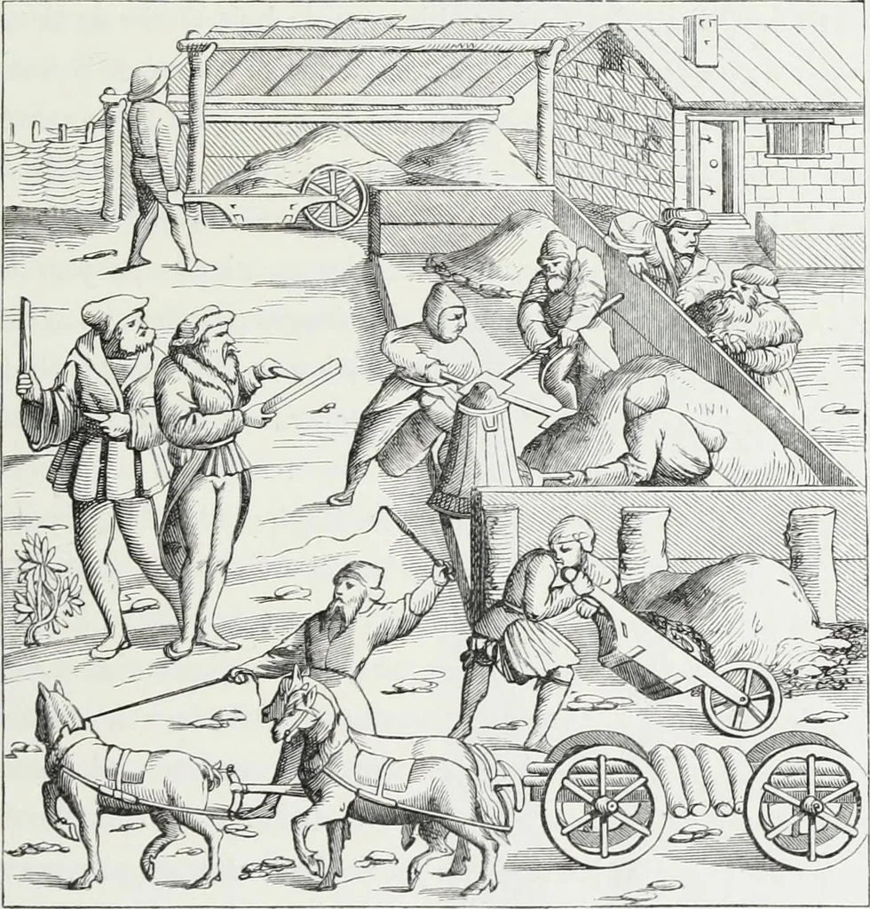 An illustration from Mœurs, usages et costumes au moyen âge : et à l'époque de la renaissance, 1874, leaf 362