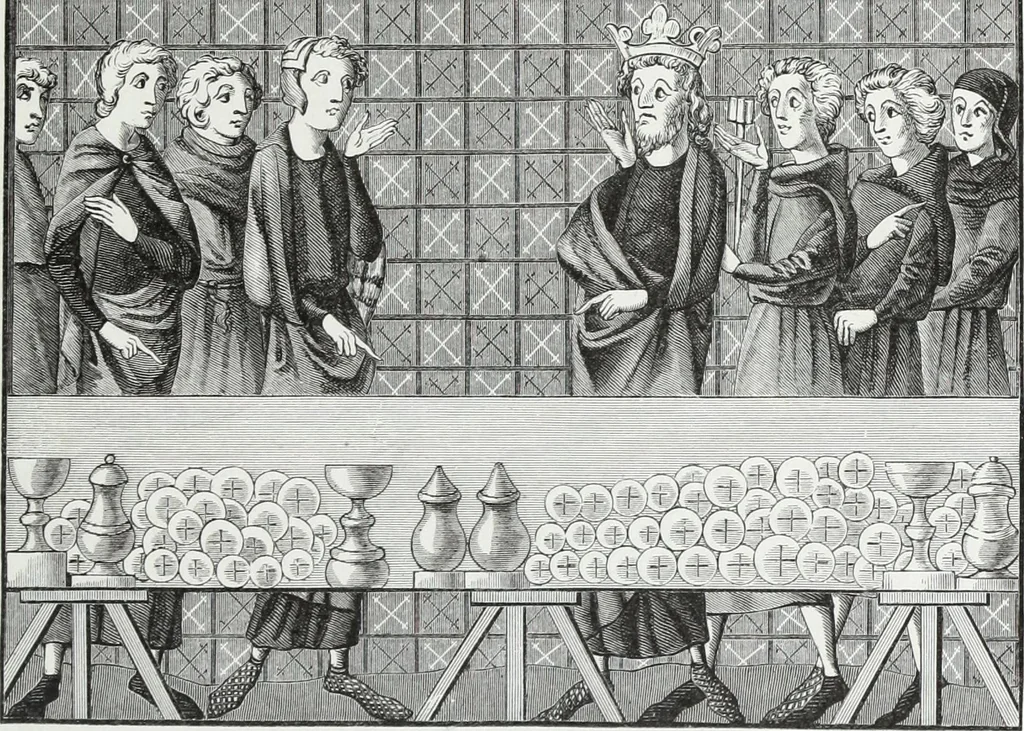 An illustration from Mœurs, usages et costumes au moyen âge : et à l'époque de la renaissance, 1874, leaf 384