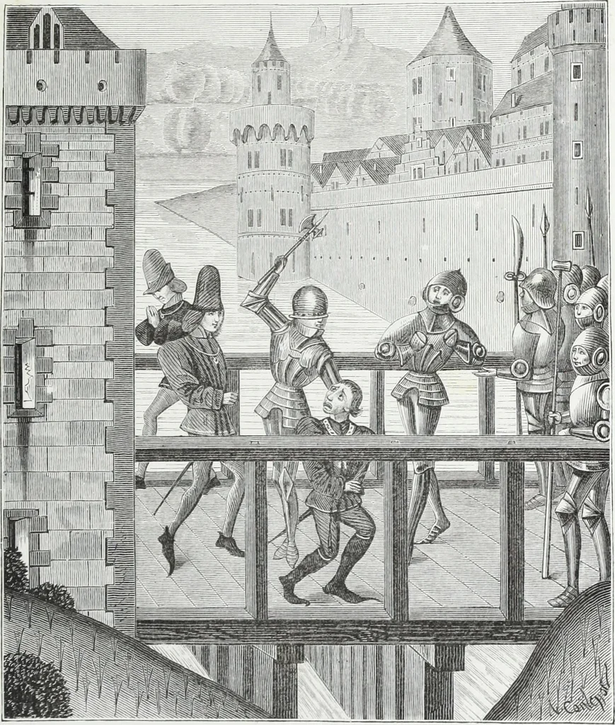 An illustration from Mœurs, usages et costumes au moyen âge : et à l'époque de la renaissance, 1874, leaf 386