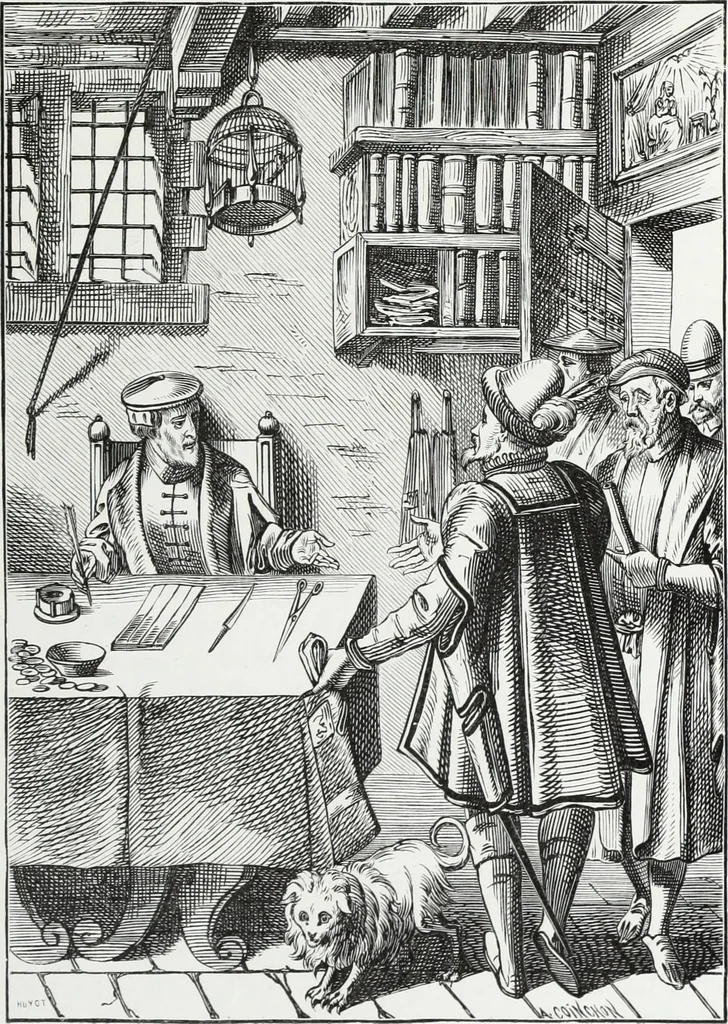 An illustration from Mœurs, usages et costumes au moyen âge : et à l'époque de la renaissance, 1874, leaf 396
