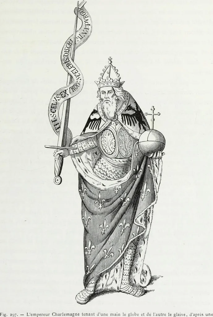 An illustration from Mœurs, usages et costumes au moyen âge : et à l'époque de la renaissance, 1874, leaf 408