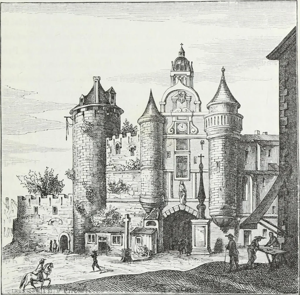 An illustration from Mœurs, usages et costumes au moyen âge : et à l'époque de la renaissance, 1874, leaf 420