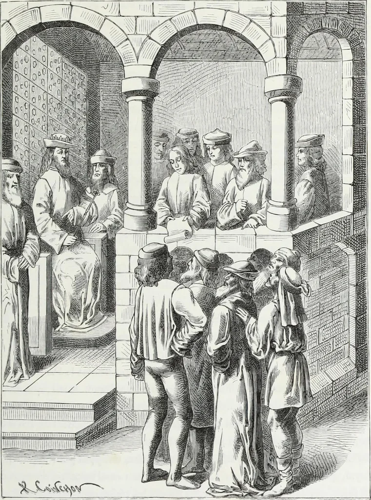 An illustration from Mœurs, usages et costumes au moyen âge : et à l'époque de la renaissance, 1874, leaf 426