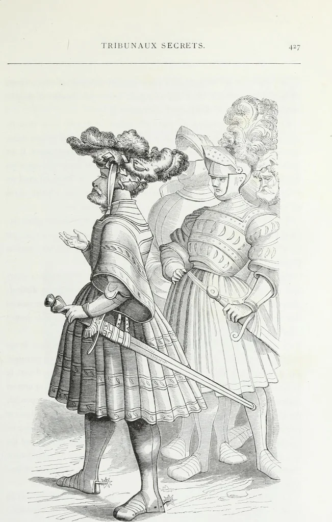 An illustration from Mœurs, usages et costumes au moyen âge : et à l'époque de la renaissance, 1874, leaf 462