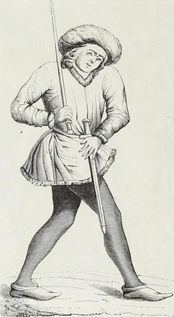 An illustration from Mœurs, usages et costumes au moyen âge : et à l'époque de la renaissance, 1874, leaf 479