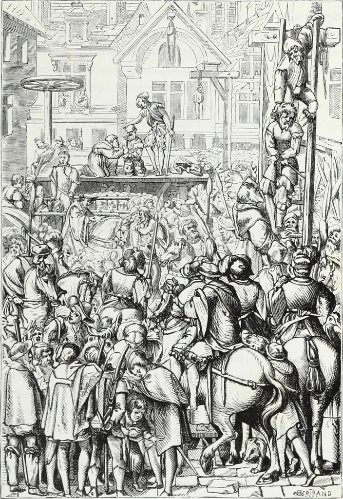 An illustration from Mœurs, usages et costumes au moyen âge : et à l'époque de la renaissance, 1874, leaf 488
