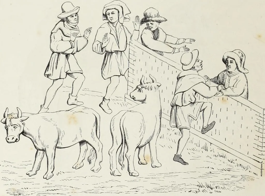 An illustration from Mœurs, usages et costumes au moyen âge : et à l'époque de la renaissance, 1874, leaf 49
