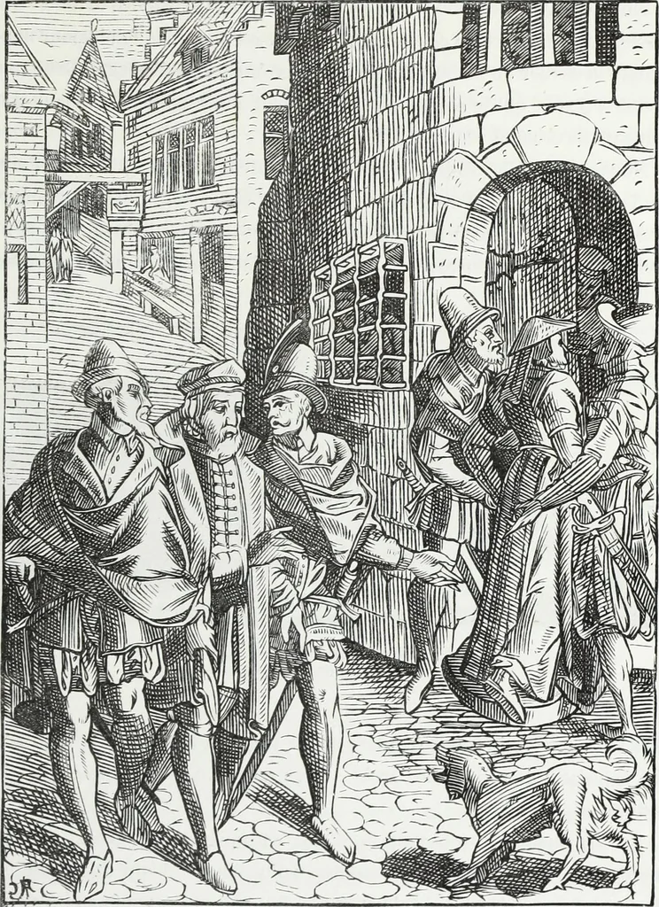 An illustration from Mœurs, usages et costumes au moyen âge : et à l'époque de la renaissance, 1874, leaf 498
