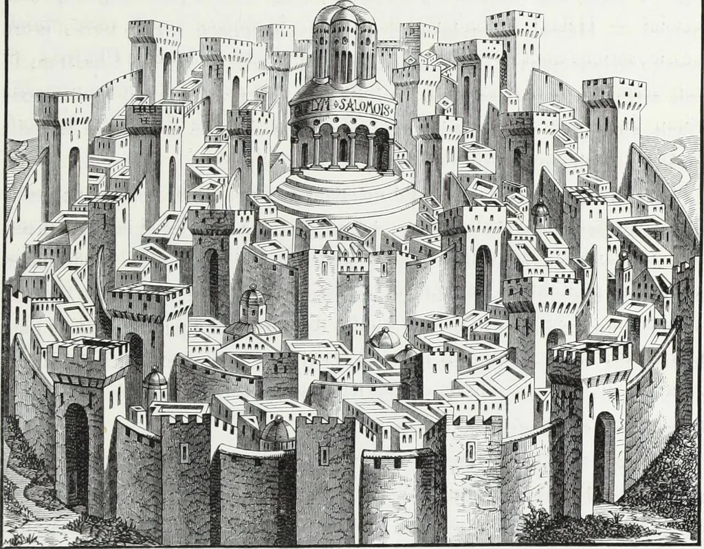 An illustration from Mœurs, usages et costumes au moyen âge : et à l'époque de la renaissance, 1874, leaf 524