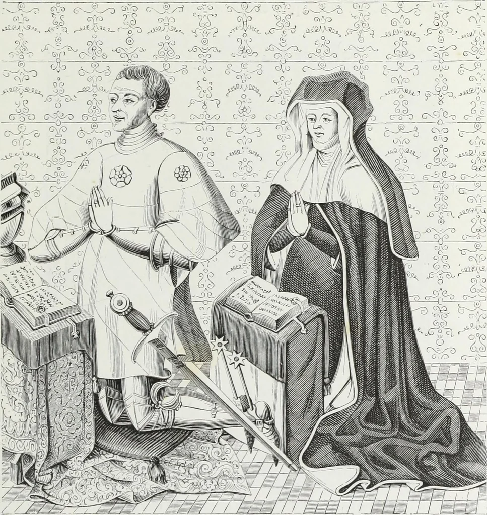 An illustration from Mœurs, usages et costumes au moyen âge : et à l'époque de la renaissance, 1874, leaf 54
