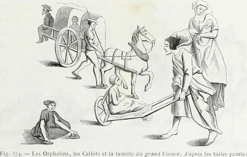 An illustration from Mœurs, usages et costumes au moyen âge : et à l'époque de la renaissance, 1874, leaf 542