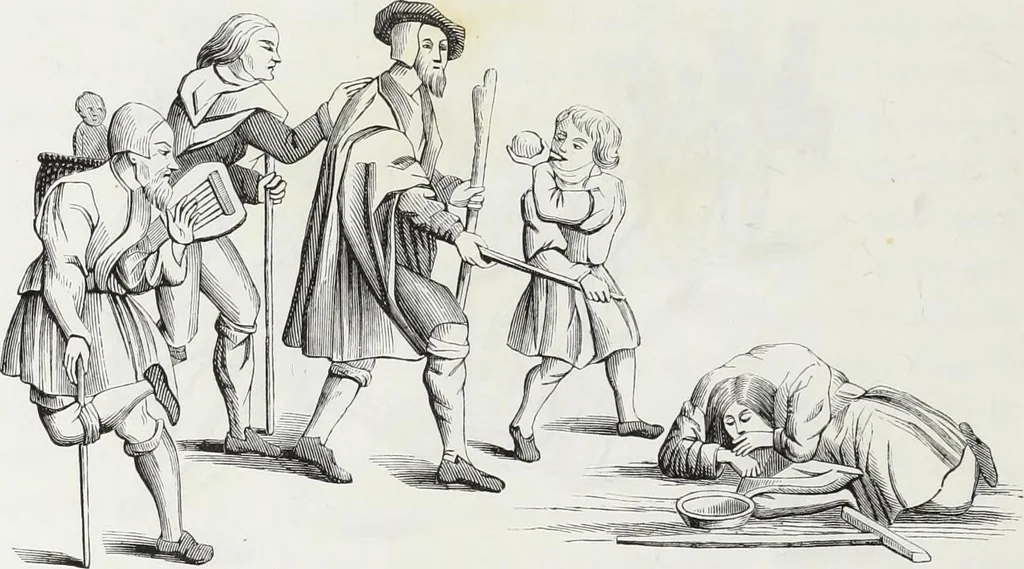 An illustration from Mœurs, usages et costumes au moyen âge : et à l'époque de la renaissance, 1874, leaf 543