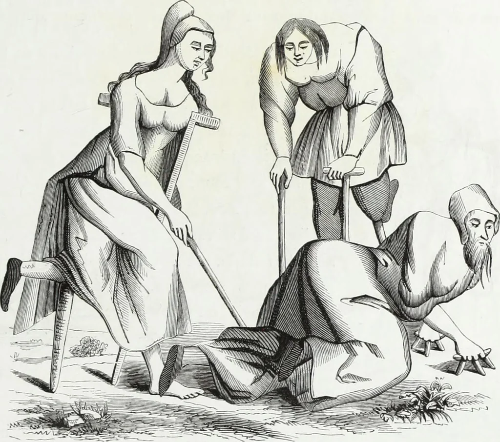 An illustration from Mœurs, usages et costumes au moyen âge : et à l'époque de la renaissance, 1874, leaf 544