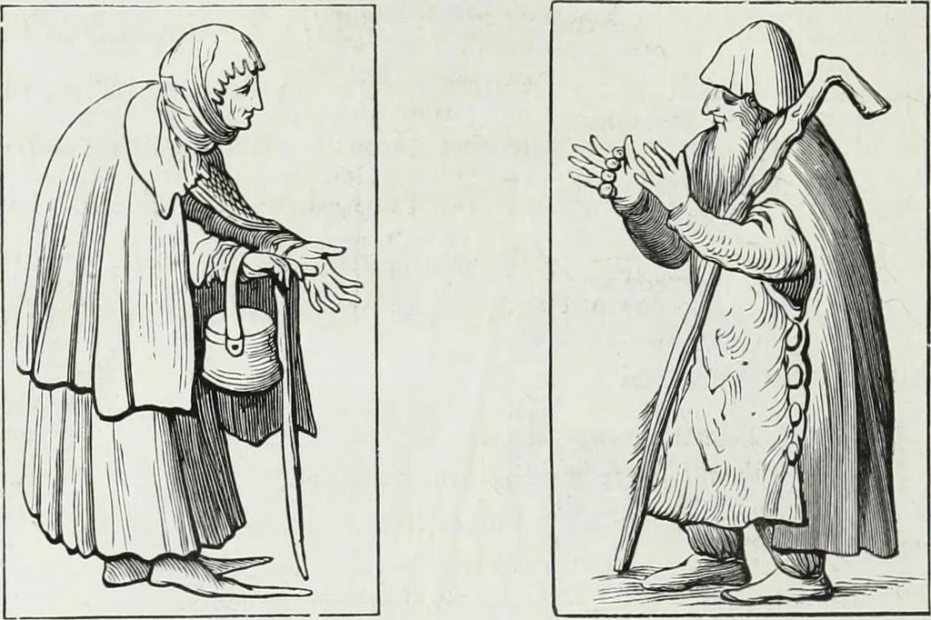 An illustration from Mœurs, usages et costumes au moyen âge : et à l'époque de la renaissance, 1874, leaf 553