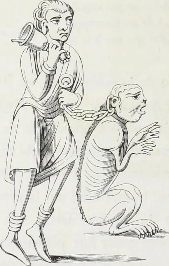 An illustration from Mœurs, usages et costumes au moyen âge : et à l'époque de la renaissance, 1874, leaf 555