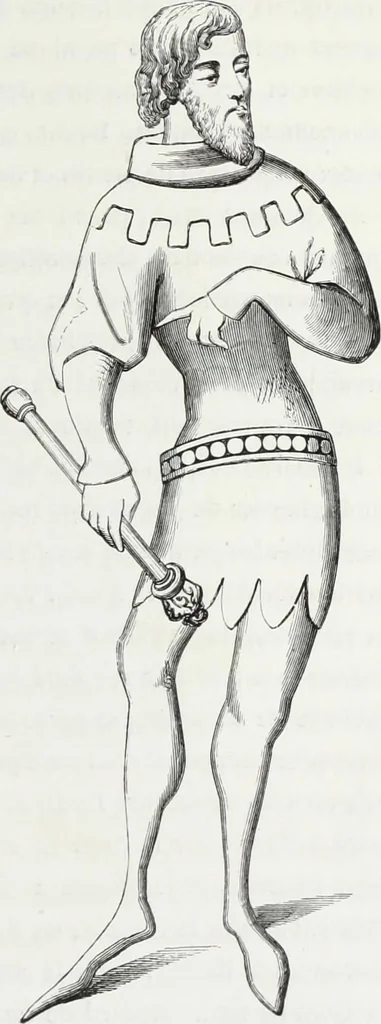 An illustration from Mœurs, usages et costumes au moyen âge : et à l'époque de la renaissance, 1874, leaf 558