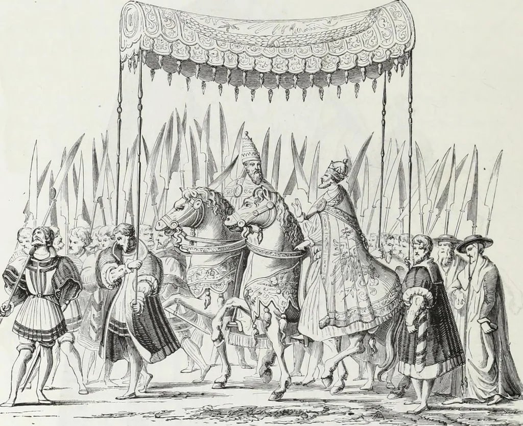 An illustration from Mœurs, usages et costumes au moyen âge : et à l'époque de la renaissance, 1874, leaf 565