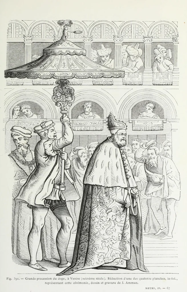 An illustration from Mœurs, usages et costumes au moyen âge : et à l'époque de la renaissance, 1874, leaf 568