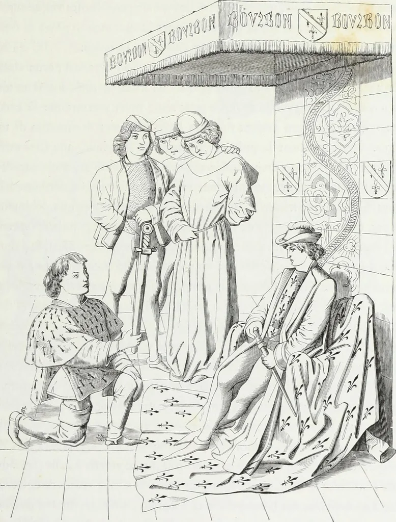 An illustration from Mœurs, usages et costumes au moyen âge : et à l'époque de la renaissance, 1874, leaf 584