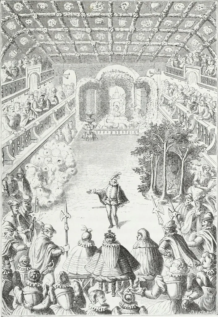 An illustration from Mœurs, usages et costumes au moyen âge : et à l'époque de la renaissance, 1874, leaf 588