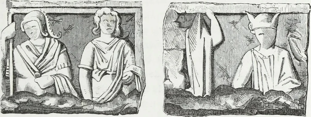 An illustration from Mœurs, usages et costumes au moyen âge : et à l'époque de la renaissance, 1874, leaf 594