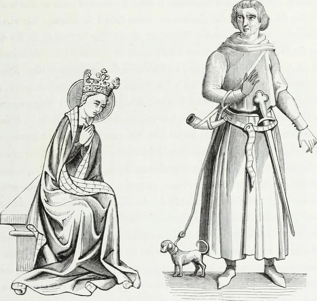 An illustration from Mœurs, usages et costumes au moyen âge : et à l'époque de la renaissance, 1874, leaf 608