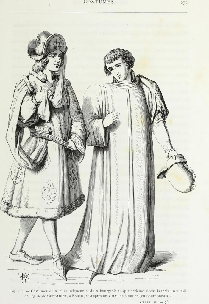An illustration from Mœurs, usages et costumes au moyen âge : et à l'époque de la renaissance, 1874, leaf 624