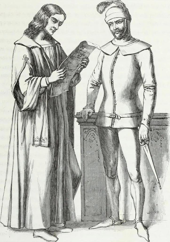 An illustration from Mœurs, usages et costumes au moyen âge : et à l'époque de la renaissance, 1874, leaf 632