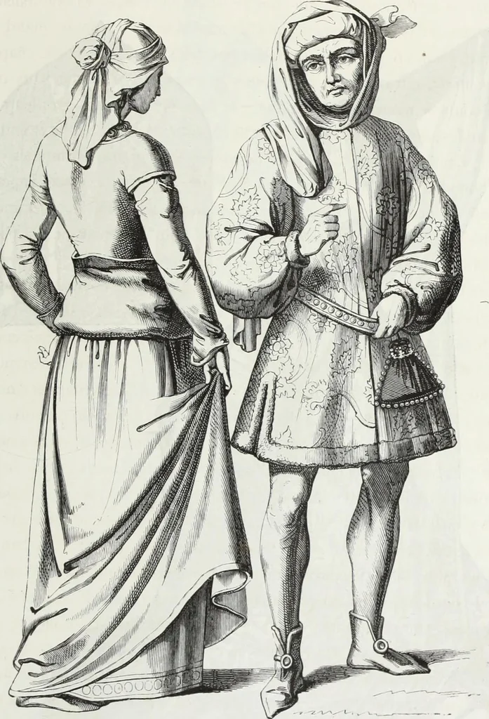 An illustration from Mœurs, usages et costumes au moyen âge : et à l'époque de la renaissance, 1874, leaf 634