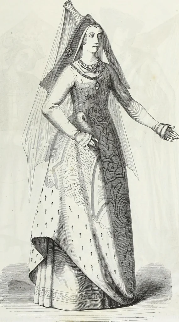 An illustration from Mœurs, usages et costumes au moyen âge : et à l'époque de la renaissance, 1874, leaf 636