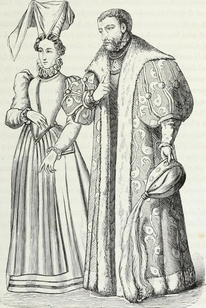 An illustration from Mœurs, usages et costumes au moyen âge : et à l'époque de la renaissance, 1874, leaf 640