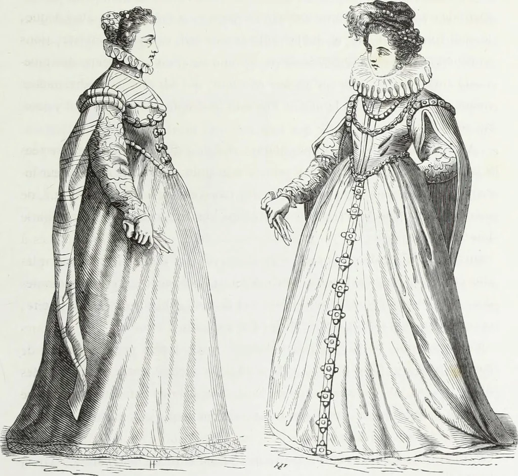 An illustration from Mœurs, usages et costumes au moyen âge : et à l'époque de la renaissance, 1874, leaf 642