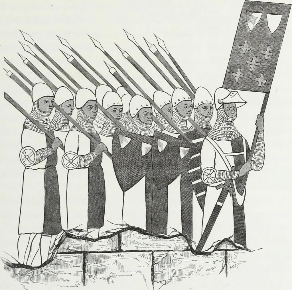 An illustration from Mœurs, usages et costumes au moyen âge : et à l'époque de la renaissance, 1874, leaf 70